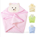 Органических бамбука Baby капюшоном полотенце супер мягкие премиум детское банное полотенце костюм для мальчиков и девочек медведь лицо ребенка полотенцем